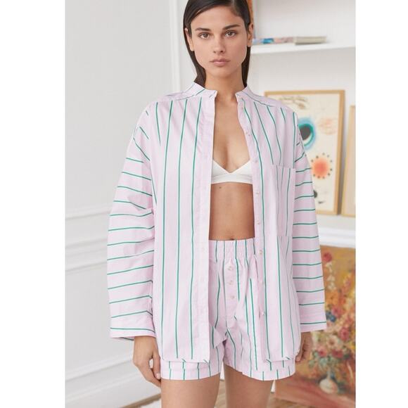 Out From Under Bailey Boyfriend Button-Down Shirt - Picture 2 of 10